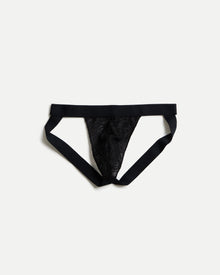 Lace Jockstrap - XS / Black