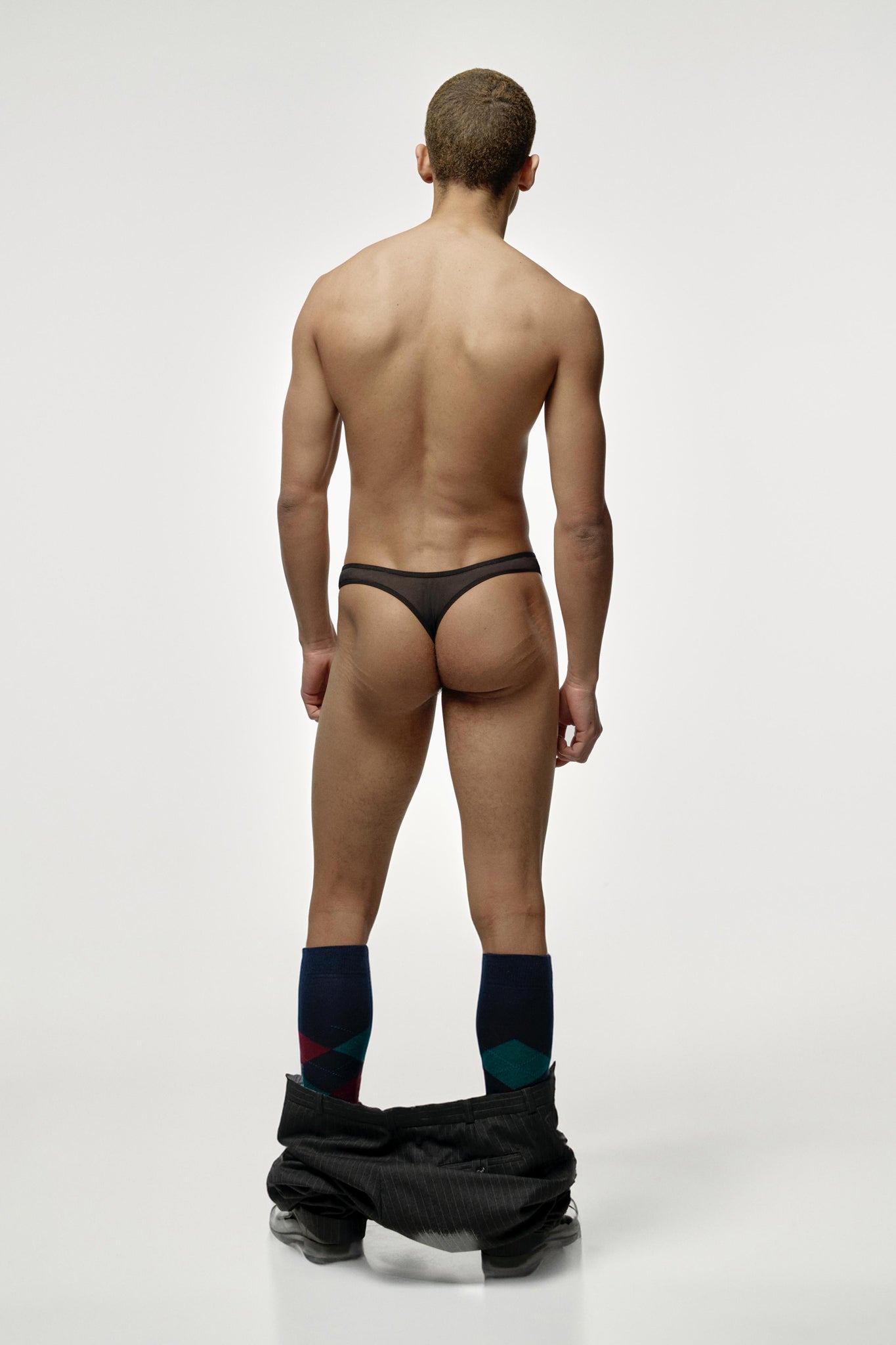 Louis Thong - Black — FOD lingerie for men and non-binary bodies