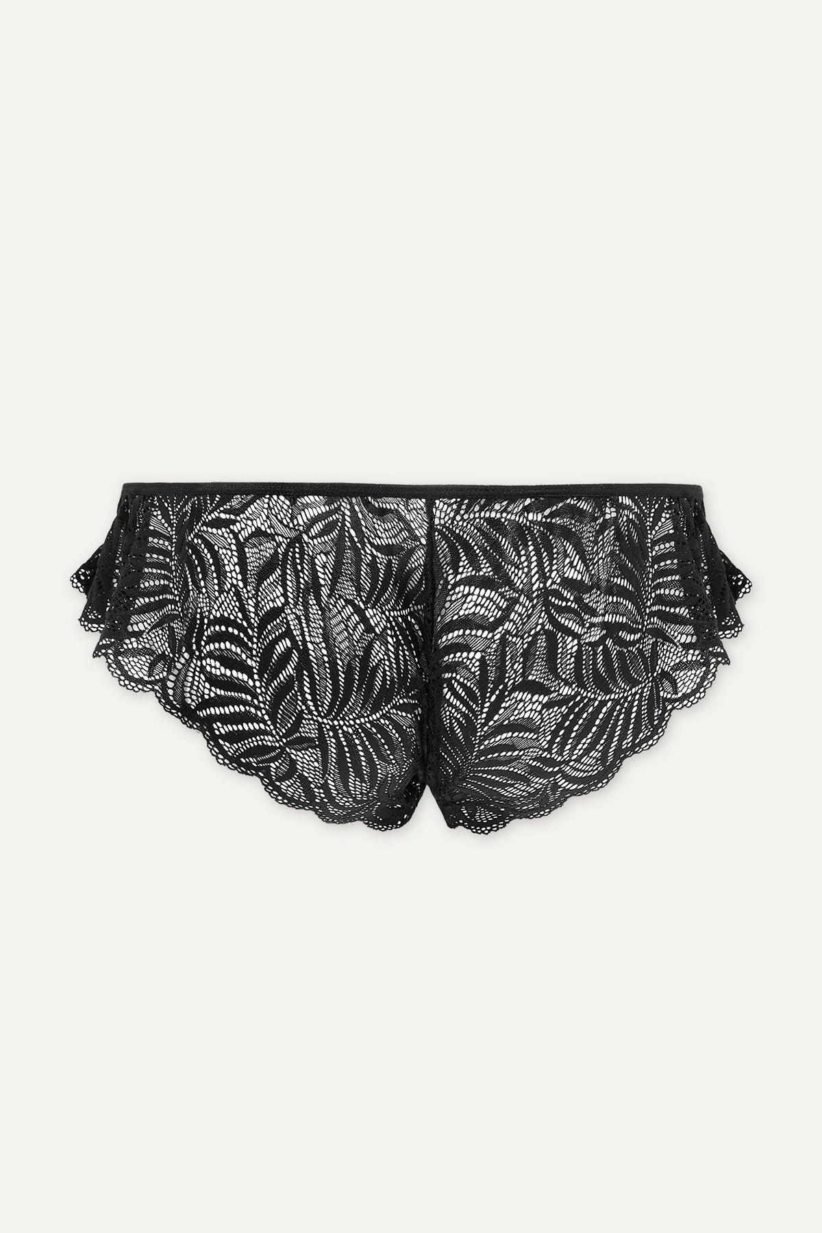 Louis Ruffle Thong - Black