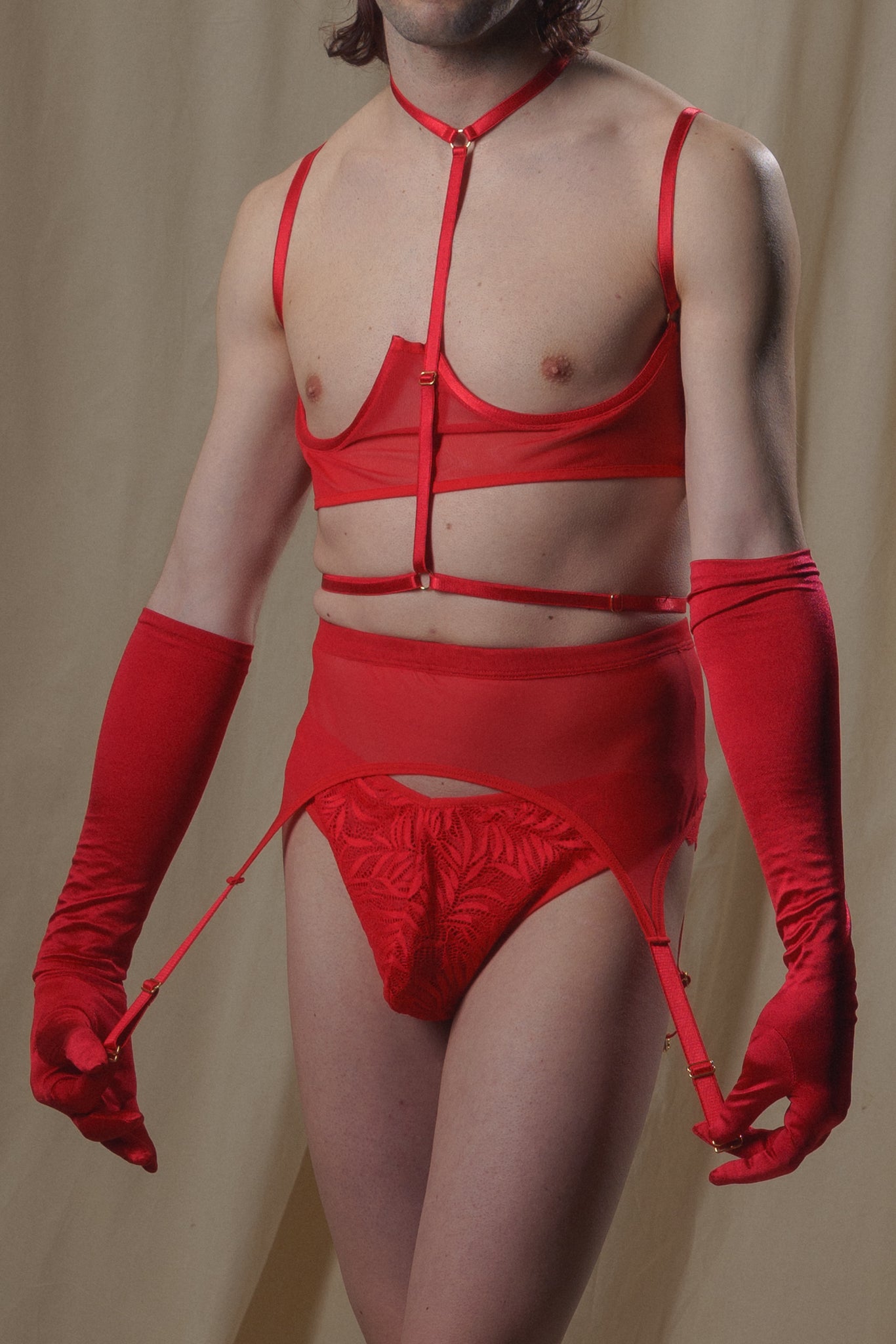 Ethereal Suspender - Red